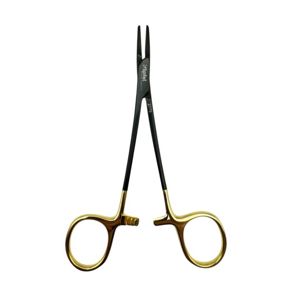Porta Aguja Mayo 12,5cm Black/Gold TC